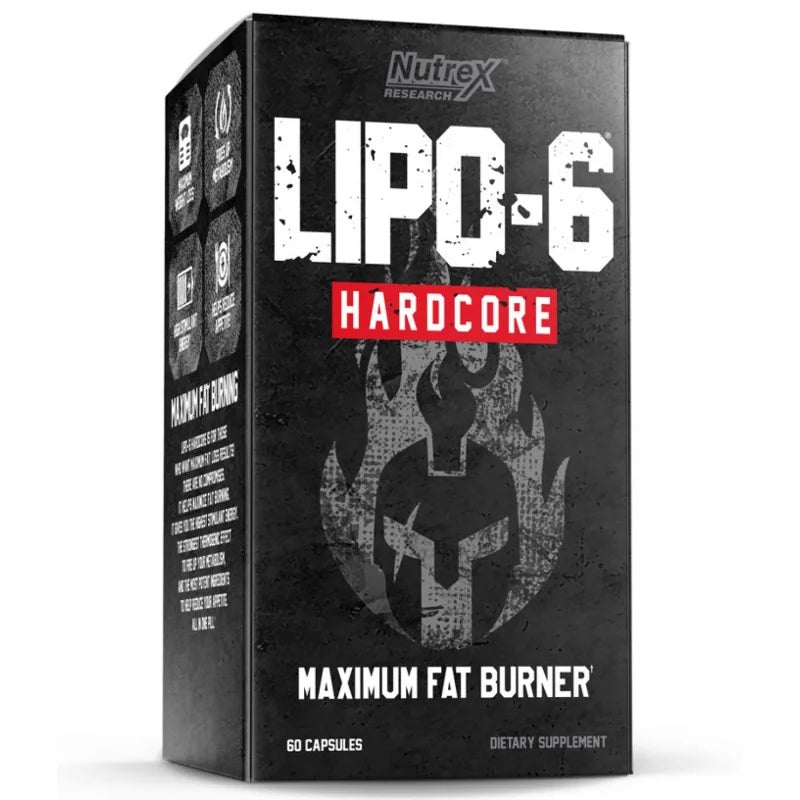 LIPO 6 HARDCORE MAX FAT BURNER – 60 CAP - Primus Nutritions