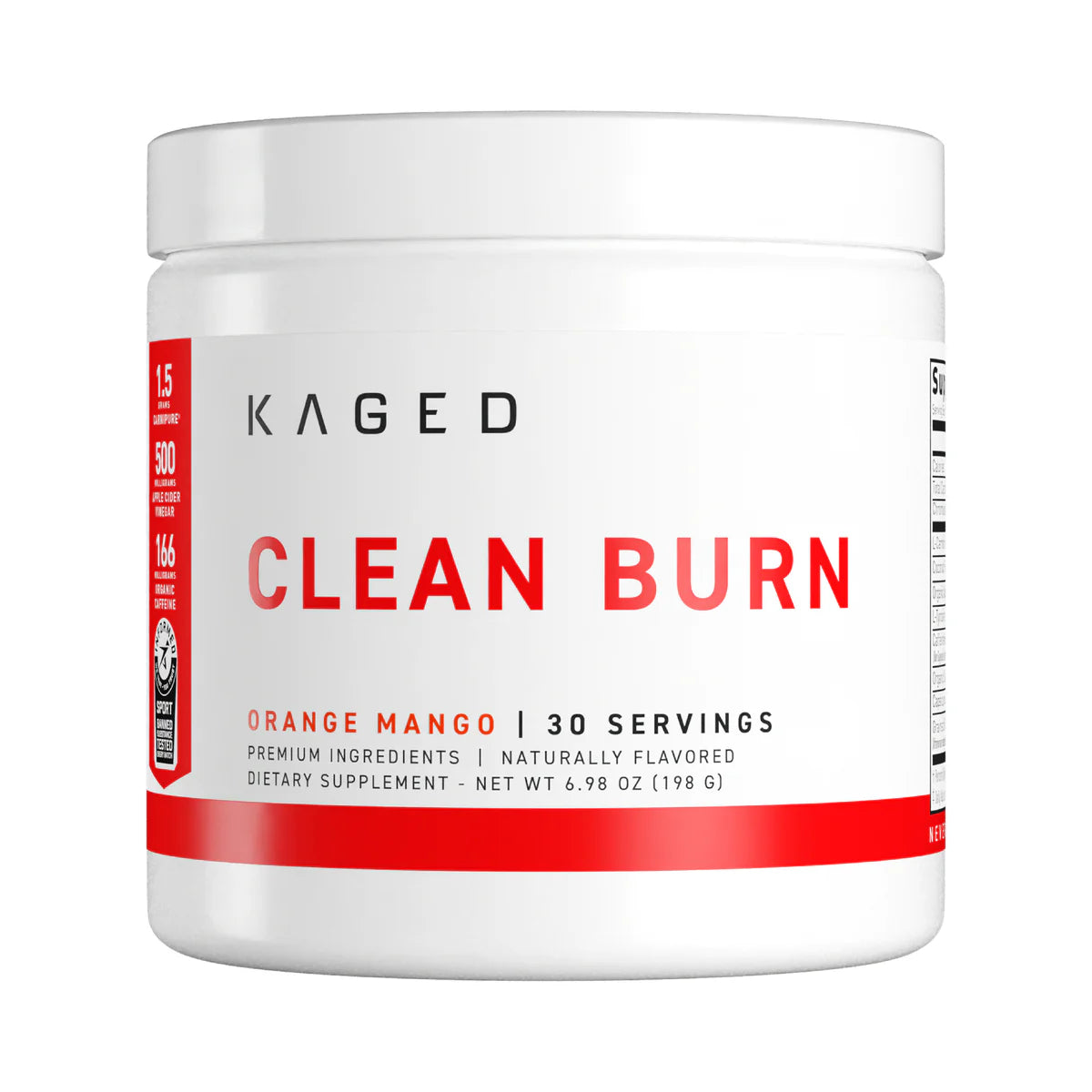 Kaged Clean Burn Powder