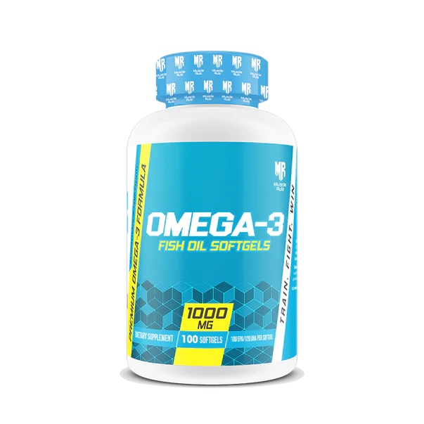 Muscle Rulz Omega-3 Fish Oil – 100 Softgels