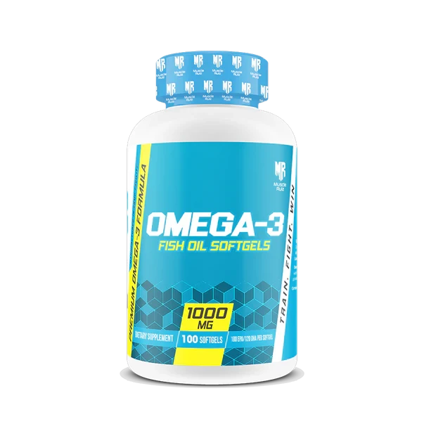 Muscle Rulz Omega-3 Fish Oil – 100 Softgels
