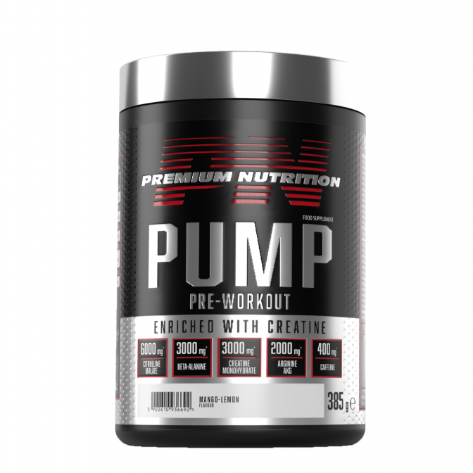 Pump Pre-Workout by Premium Nutrition – 44 Servings