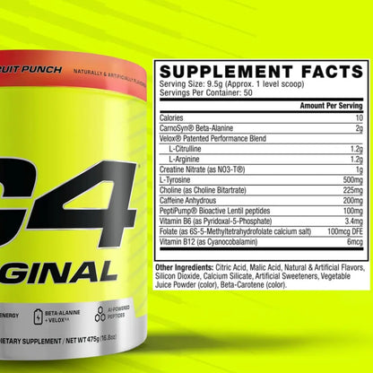 C4 Original Pre-Workout – 50 Servings