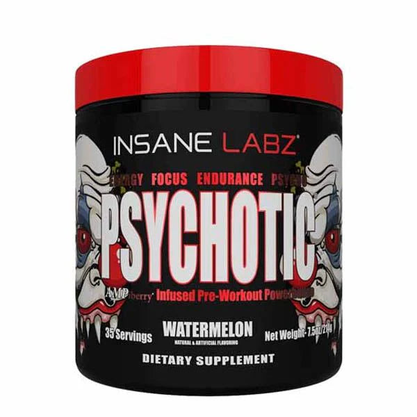 Insane Labz Psychotic Pre-Workout 35 Servings Old Packing and little clump