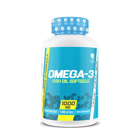Muscle Rulz Omega-3 Fish Oil – 100 Softgels