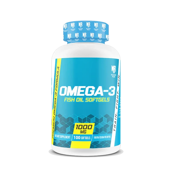 Muscle Rulz Omega-3 Fish Oil – 100 Softgels