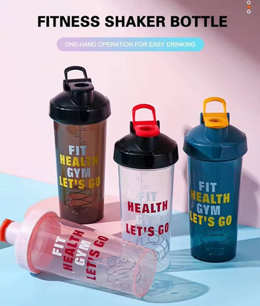 Premium Fitness Shaker Bottle – 700ml | Leak-Proof, BPA-Free, with Mixing Spring