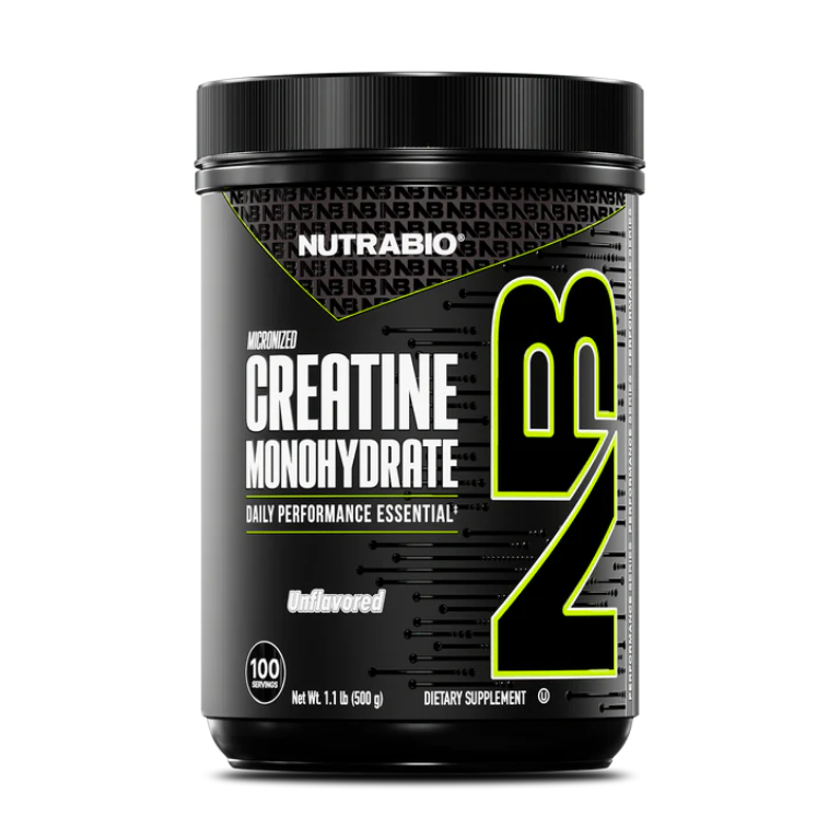 NutraBio Micronized Creatine – 100 Servings