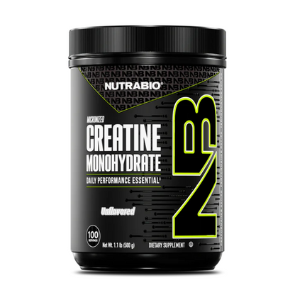 NutraBio Micronized Creatine – 100 Servings