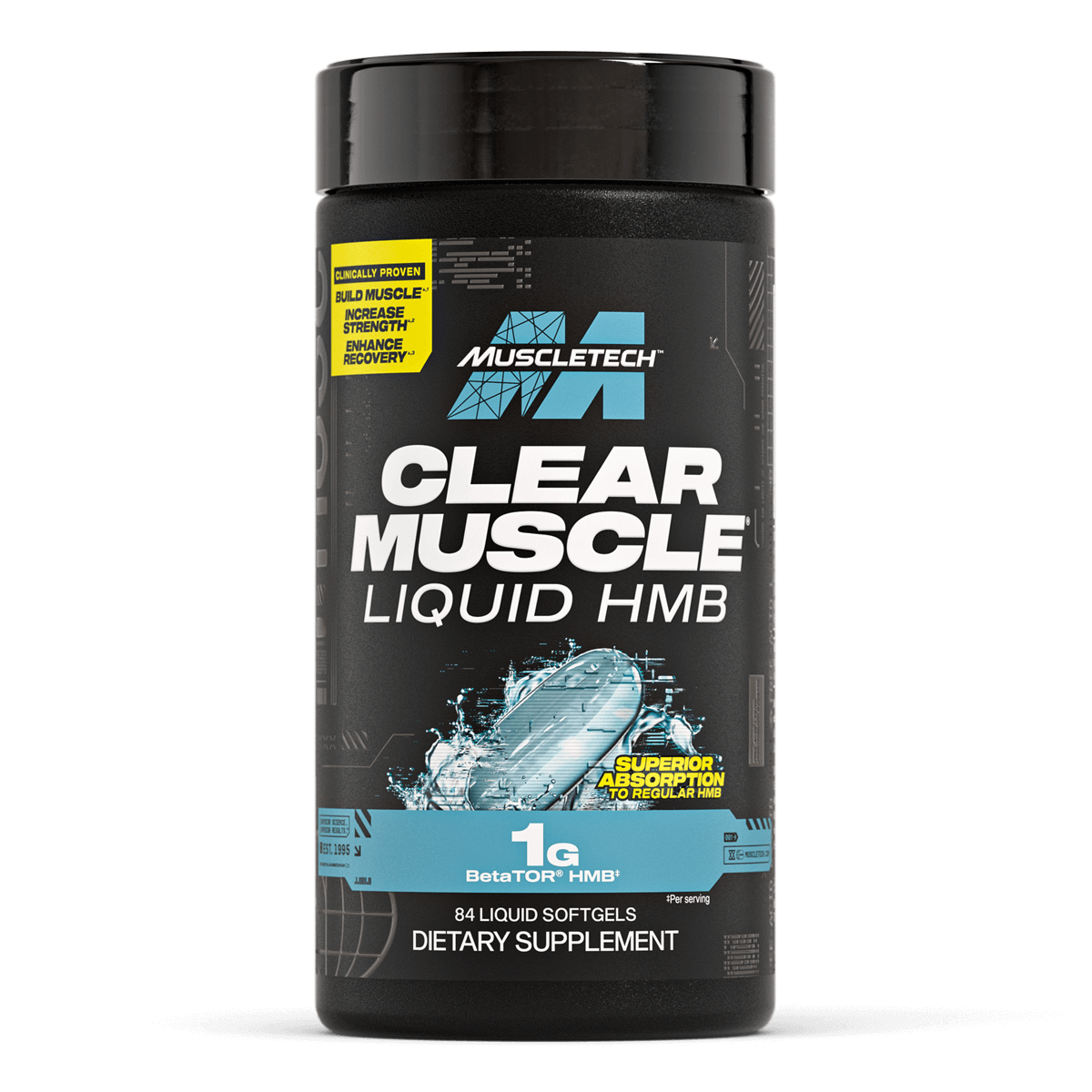 MuscleTech Clear Muscle HMB Free Acid – 42 Softgels