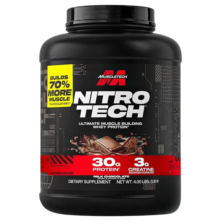 MuscleTech Nitro-Tech Whey Protein – 4 lbs (New Look)
